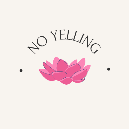 No yelling, pink lotus flower.