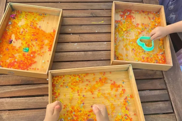 kids playing at montana preschool